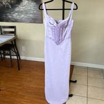 House Of CB  S A-C‎ 'Breeze' Orchid Satin Corset Maxi Dress NWOT Photo 2