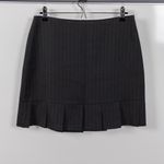Ruffle Bottom Pinstripe Mini Skirt Pink Size 10 Photo 0