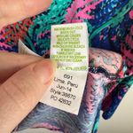 Lilly Pulitzer Lilly‎ Pulitzer Womens Porter Henley Top in Electric Feel Sz XS Preppy Vacation Photo 7