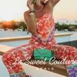 ZARA NWT  Pajama Style Wide Leg Multicolor Printed Pant Small Blogger Fave Photo 6