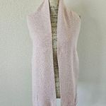 Parkhurst Light Pink Cashmere Blend Fringed Scarf New With Tags Made In Canada Photo 1
