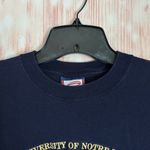 Cadre Athletic Vintage 90’s University Of Notre Dame Fighting Irish Blue T Shirt Size L Photo 2