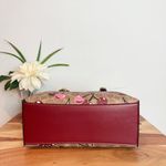 Coach NWT ‎ Mollie Tote Bag 25 In Signature Canvas With Cherry Print Photo 4