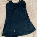 Athleta Dark Blue Tank Top with Built in Shelf Bra Photo 0