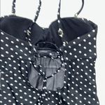Shade & Shore  Black and White Polka Dot One Piece Swimsuit Photo 3