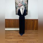 After Six Stunning New  Midnight Blue Velvet Gown! Photo 4