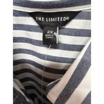 The Limited  Blue White Coastal Button Down Cotton Shirt Size 2X NWT Casual Photo 4