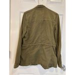 Hinge Olive Green Utility Jacket Lightweight Military Style Size S Photo 4