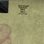 Legacy Black Body Shaper Pantyhose Black Sz E (A19744) Photo 1