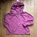 Peace Love World Pink  Hooded Sweatshirt Large Photo 0