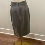 J.Crew  Gray Pencil Skirt with Black Bow Details Photo 4