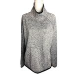 Tek Gear Women’s Fleece Heather Grey Cowl Neck Pullover Sweater Photo 32