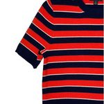 J.Crew Women's Dress Short Sleeve Crew Neck Striped Wool Blend Sweater Red Small Photo 3