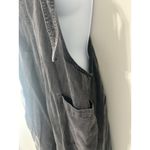 Miou Muse Charcoal Tencel Jumpsuit Overalls Wide Leg Crop M Gray Size M Photo 5
