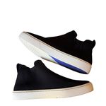 Rothy's Rothy’s - The Chelsea Slip-On Sneaker Boots Black Knit Washable Sustainable Sz 8 Photo 9