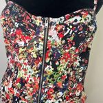 Allen B by Allen Schwartz Floral Corset Bustier Tank, Festival Vacation Summer Size 16 Photo 0