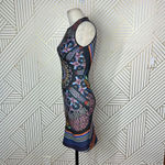 Clover Canyon Stained Glass Neoprene Sleeveless Dress in Multi Size XS Photo 6