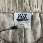 Bay Street Clothing Co. Women's Size Med Khaki Linen‎ Capris Elastic Waist Tan Photo 3