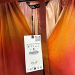 ZARA  Oversized Blouse Boho Resortwear Colorful Ombre Cotton Long Sleeve M NWT Photo 5