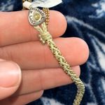 Johnny Was  braided bracelet with gold-toned beads and a button clasp Photo 3