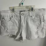 Indigo Rein  White Distressed Jean Shorts Photo 0