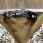 For Love & Lemons Skivvies white lace triangle crop top XS Photo 1