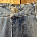 SEVEN 7 Blue Distressed Jean Shorts with Frayed Hem Photo 1