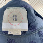 Anthropologie Hei Hei Melita Utility Jacket Cardigan Embroidered Blue Size Small Photo 12