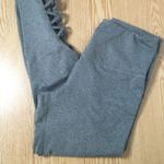 SO Women’s  Strappy Capri Leggings Stretchy Soft Gray Size Medium Photo 1