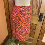 Vtg 60s day glow midi skirt Pink Size M Photo 2