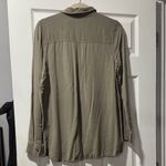 Old Navy Olive Green Button-Up Shirt Photo 3