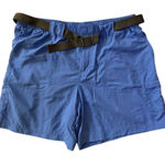 L.L. Bean Women's Blue Shorts M Adjustable Belt Size M Photo 0