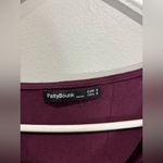 Maternity Bodycon cowl neck eggplant wedding guest dress long sleeve small Purple Size undefined Photo 2