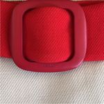 Prada EUC Vintage Colorblock Wool Skirt With Buckled Belt Size Small Photo 3