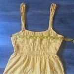 Urban Outfitters  Tie Back Romper Yellow White Embroidered Polkadot Medium Photo 8
