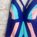 City Chic  One Piece Colorblock Swimsuit Size XL NEW Photo 3
