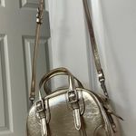 ZARA Buckled Gold Purse Photo 4