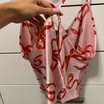 Victoria's Secret Victoria’s Secret Chalk Rose Bow Satin Pajamas Photo 3