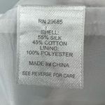 Pendleton  Blazer Jacket Womens 4 Blue Tan White Plaid Open Silk Blend Preppy Photo 13