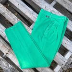 Wrangler Vintage 80s Silverlake high rise bareback cowgirl pleated green jeans Photo 4