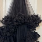 Mac Duggal NWT 68252 Tulle High Neck Sleeveless Ruffled Hem Hi-Low Gown Size 10 Photo 10