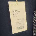 Tart  Textured Wooven Navy Blue/ White Vest Size Small Cotton Blend Photo 6