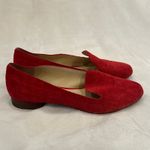 Vince Camuto  Red Suede Shoes sz 7.5 VP Melley Pointed Toe Flats Photo 6