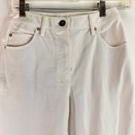 St. John  Sport White Straight Leg Rivet Pocket Jeans Size 2 Photo 2