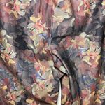 Soft Surroundings  Dark Floral Ankle Length Pull On Pants Size Large Artsy Photo 7