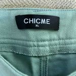 New NIP Chicme Green Tea Dring Cargo Pants Wide Leg XL Photo 7