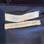 Urban Outfitters Velver Wrap Romper Blue Party Holiday Size S Photo 7