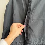 barney's new york  Made In Italy Black 100% Cotton Sleeveless Blouse Size 36 Small Photo 2