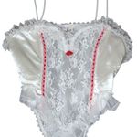 Frederick's of Hollywood Vintage White Sexy Corset Lace Lingerie Coquette Large Photo 2