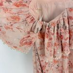 La Maison Talulah The Faithful Maxi Dress Pink Floral Pearl Size Small S EUC Photo 13